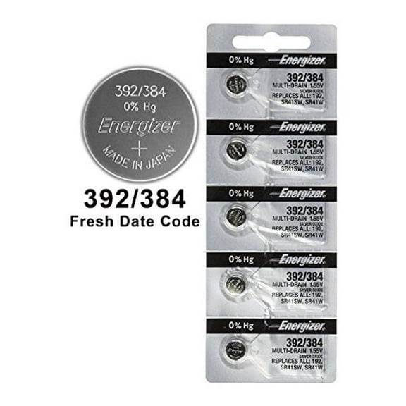 100X Energizer 392/384 Battery SilverOxide Watch Button Multi-Drain 1.55V SR41SW