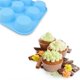 thumbnail image 4 of Galaxy 12-cup silicone muffin tin, 2-pack, non-stick baking pan (blue), 4 of 5