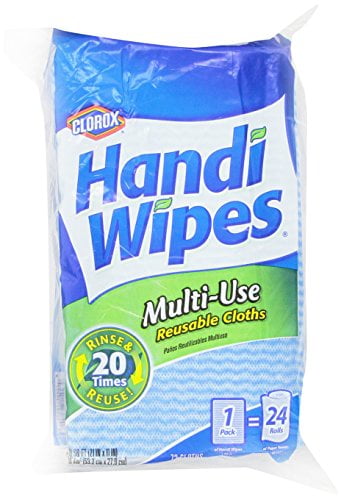 Handi Wipes Multi-Use Reusable Cleaning Cloths ~ 2 Bags Of 3 Cloths = 6 Cloths 