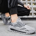 thumbnail image 4 of Mens Sneakers Mesh Sneakers Running Shoes Casual Footwear Slip On Lightweight For Men Daily Sports Wear ,Us Size:8, 4 of 9