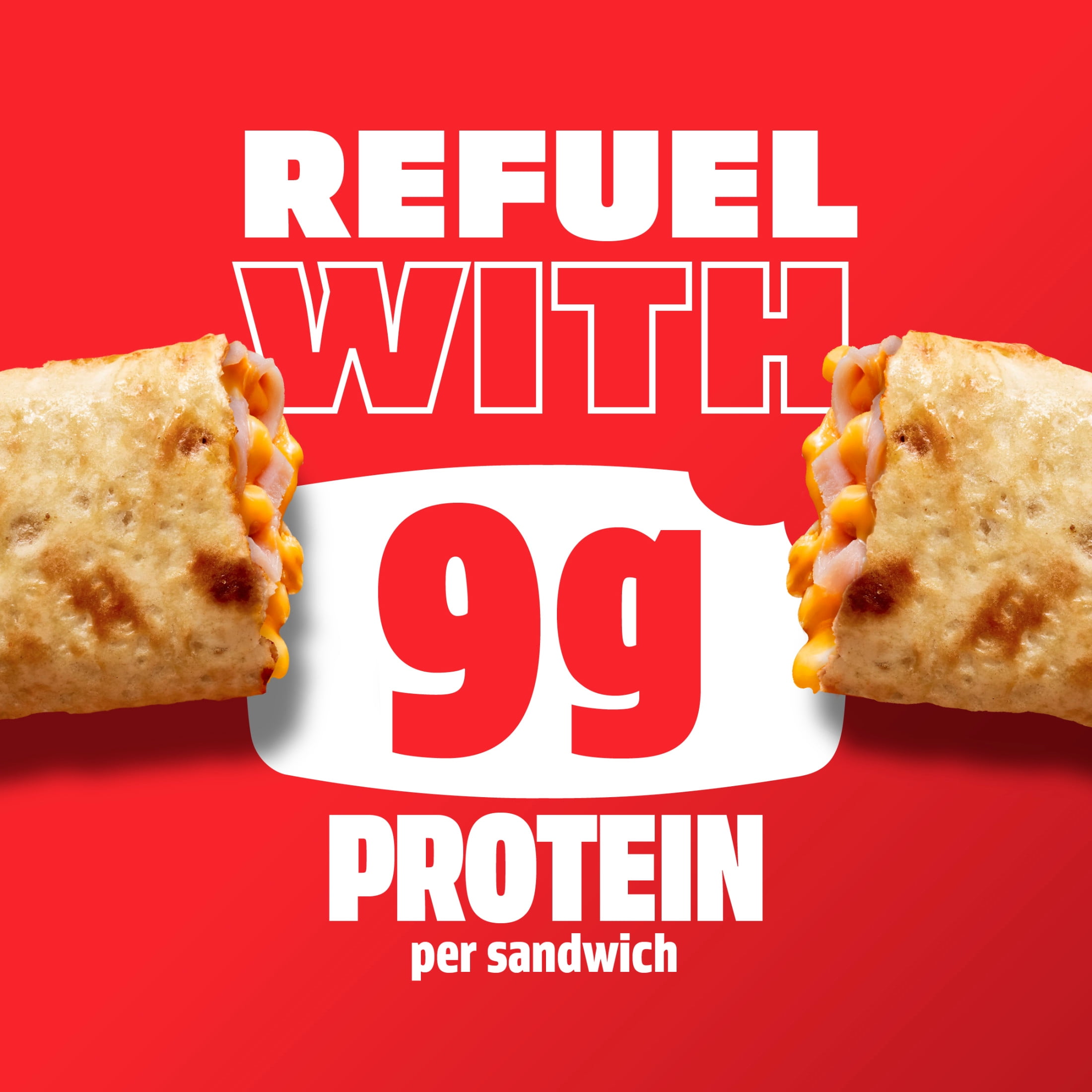 Hot Pockets Frozen Snacks Ham and Cheese Croissant Crust Sandwiches, 54 oz, 12 Count Box(Frozen)