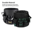 thumbnail image 3 of Garden Tool Bag Oxford Organizer Props Basket Bucket Pouch Multi-Pocket Large Opening Multi-function Planting Props for Yards Black, 3 of 9