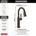 thumbnail image 6 of Delta 9984Tl-Dst Renaldi 1.8 GPM Single Hole Pull Down Touchless Bar Faucet - Lumicoat, 6 of 7