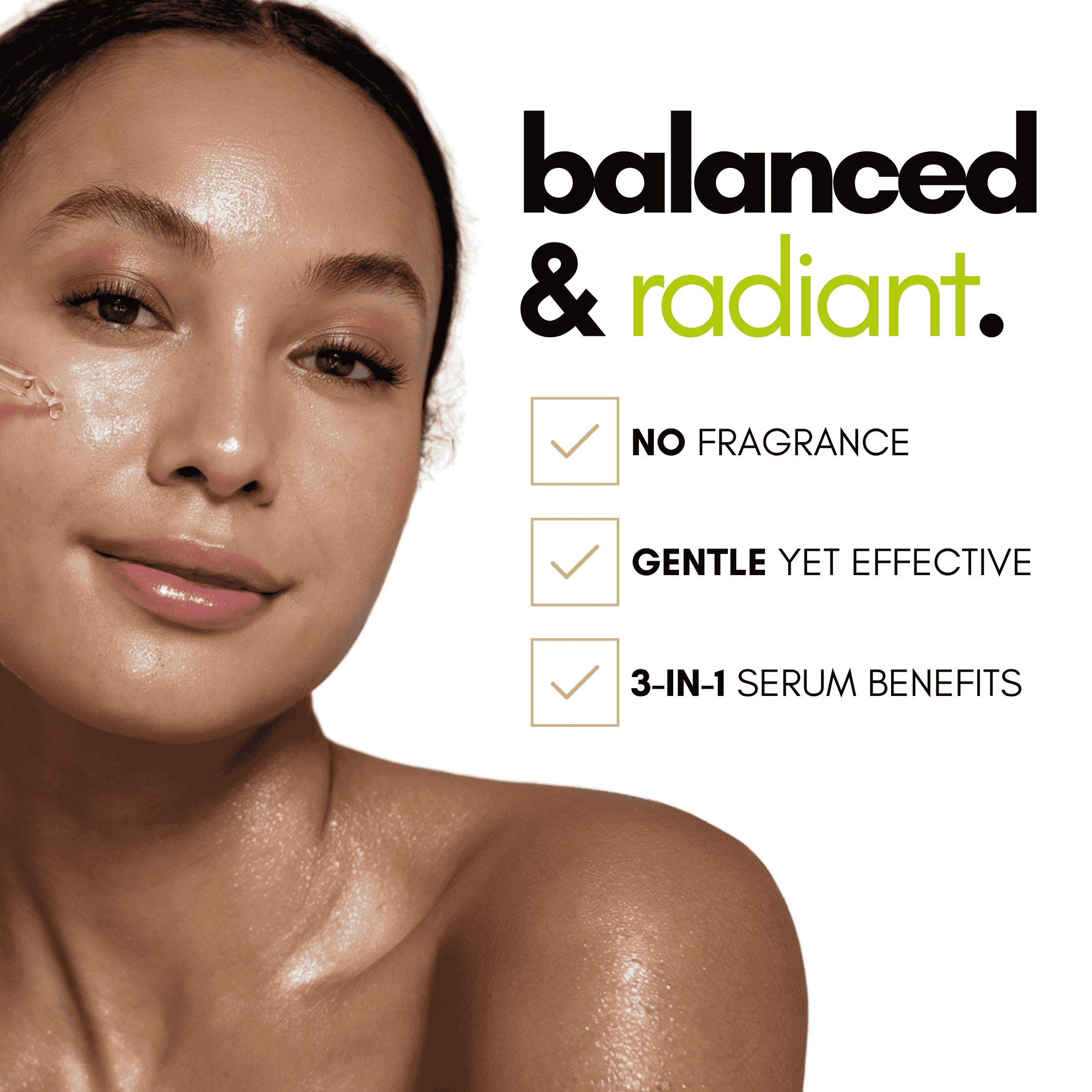 SkinSetGo Kojic Acid Serum For Face & Body, Premium Kojic Acid with Vitamin C, AHA Blend, and BHA, Lightweight Daily Serum 1oz