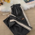 thumbnail image 5 of 2023 New Baggy Striped Corduroy Sweatpants Autumn Men Casual High Street Harem Trousers Gym Y2K Vintage pantalones de mujer, 5 of 6