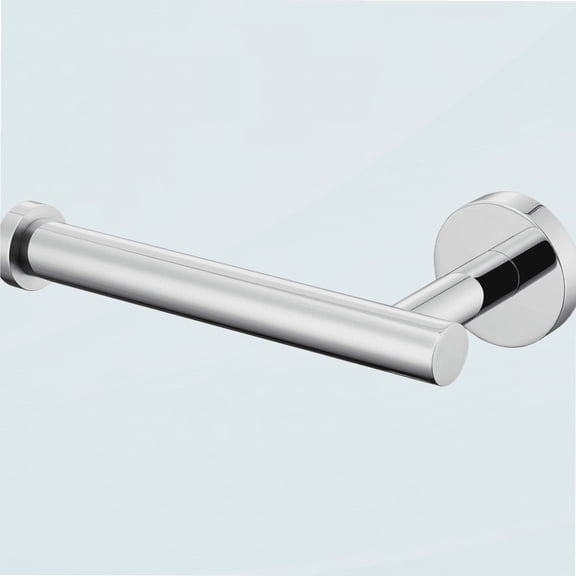 Toilet Paper Holder Chrome, 304 Stainless Steel Tissue Roll Hanger, Round TP Roll Dispenser for Bathroom Kitchen Washroom, Wall Mount