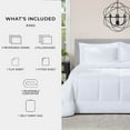 thumbnail image 3 of Mainstays All in One Reversible Comforter and Sheet set- 7 Piece, King, White, 3 of 17