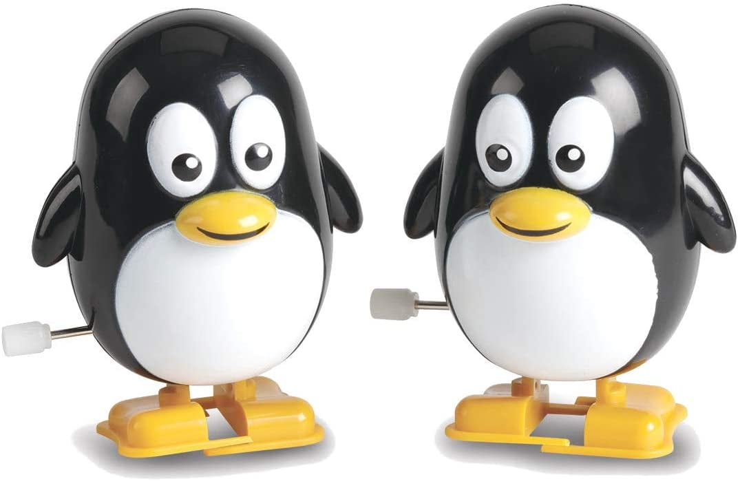 Ideas In Life 2Pcs Wind up Racing Penguins Toy Kids Fun Penguin Race Game -  