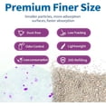 thumbnail image 7 of Made4Pets Cat Litter Crystals, Non Clumping No scooping Low Dust, Low Tracking, Lightweight, Dehydrates Waste, Lavender, 4 Packs, 7 of 7