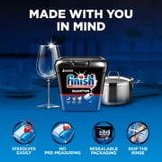 Finish Quantum Dishwasher Pods, No Pre-Rinse Dishwasher Detergent Tabs Soap, Advanced Clean, 45 Count