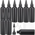 thumbnail image 3 of 16Pcs 5oz Black Plastic Squeeze Bottles Dispensing Condiment Bottles for Ink Tattoo Liquid Painting Glue, 3 of 9