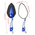 thumbnail image 2 of Garosa Universal Rearview Mirror, Pair 8mm 10mm Universal Motorbike Scooter Motorcycle Rearview Mirror Rear View Side Mirrors, Rear View Mirror, 2 of 8