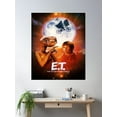 thumbnail image 2 of E.T. The Extra Terrestrial (1982) Movie Poster Wall Art, Modern Wall Decor For Living Room Bedroom, 16x24 UNFRAMED, 2 of 3