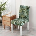 thumbnail image 4 of Decorative Paisley Ethnic Bohemian Dining Chair Covers Set of 4 Vintage Floral Retro Colorful Washable Polyester Stretch Slipcovers Removable Protector for Chic Home Decor, 4 of 7