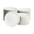 thumbnail image 3 of White Paper Plates, 9" Dia, 100/pack, 10 Packs/carton | Bundle of 5 Cartons, 3 of 4