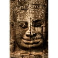 thumbnail image 3 of Berzel, Erin 11x14 Black Modern Framed Museum Art Print Titled - Bayon Face I, 3 of 5
