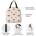thumbnail image 3 of Yiaed Mushroom Print Insulated Lunch Bag Reusable Cute Tote Lunch Box, Leakproof Cooler Lunch Bags for Work Office Travel School Picnic, 3 of 5