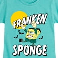thumbnail image 3 of SpongeBob SquarePants - Franken Sponge - Toddler And Youth Girls Short Sleeve Graphic T-Shirt, 3 of 6