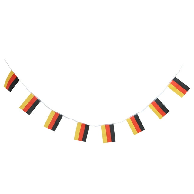 Miangastore 1 Pce Drapeau Décoratif Allemand Extra-long Drapeau Étranger pour Réunion Sportive (Couleur Assortie)