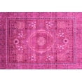 thumbnail image 1 of Ahgly Company Indoor Rectangle Abstract Pink Modern Area Rugs, 7' x 10', 1 of 4