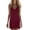 Red, variant on Admvng Womens Dress V Neck Sleeveless Summer Comfy Basic Dress
