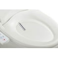 Bio Bidet By Bemis Slim One Round Toilet Seat, Warm Water, Slow Close