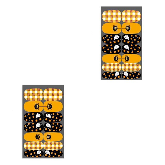 Jumpingount Nails Decal Girl Supplies Halloween Accessories Art Gift Tool Sweet Decoration Convenience Manicure Self-Adhesive Paster Women Type5 NO5