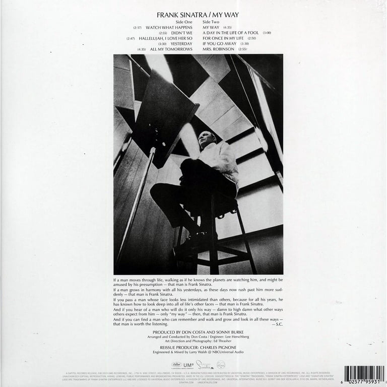 Turist glide samvittighed Frank Sinatra - My Way - Vinyl - Walmart.com