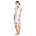 thumbnail image 2 of Casual Nights Women's Cap Sleeves Floral Lace Nightgown, 2 of 2