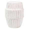 thumbnail image 2 of Home Square Coastal Ceramic Side Table in White Ombre - Set of 2, 2 of 4