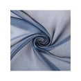 thumbnail image 4 of INSPIRAR CHIC Mujeres Bufanda de Satén de Color Contrastante, 70x70cm/27.6x27.6" (LxA) Gris Azul, 4 of 6