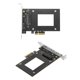 thumbnail image 5 of Tarjeta de expansión PCIE4.0 a U.2 True Speed de 7000 MB, adaptador U2, SSD NVME, tarjeta de red inalámbrica IO-PCE8639-U2, 5 of 8