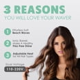 thumbnail image 3 of Hair Waver MINT con forma de sirena de doble barril para cabello largo, diseño iónico, 3 of 8