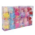 thumbnail image 2 of 12 Uds llavero muñecas pequeño lindo mezcla de colores decorativo niñas colgante llavero muñeca de juguete para bolsos, 2 of 9