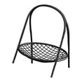 thumbnail image 3 of Cesta de frutas portátil de hierro que ahorra espacio, cesta de pie multiusos para Negro 1 nivel, 3 of 9
