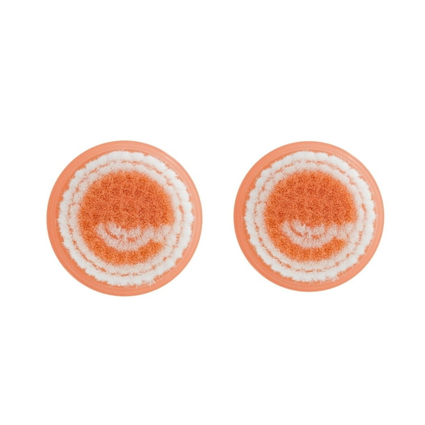 Cepillo de limpieza facial EcoTools Mini con cítricos veganos, 2 unidades