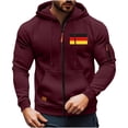 thumbnail image 4 of Ceisia Men's Outdoor Sports Jacket Hooded Long Sleeve Summer Loose Fit with Pockets Gift, 4 of 8