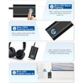 thumbnail image 5 of Bluetooth 5.0 Transceiver and Transmitter 2 in 1 Wireless Bluetooth Adapter Dual 3.5mm Jacks Connect Headphones TV PC Computer Tablet Car Speakers, 5 of 5