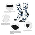thumbnail image 3 of Vsdgher Navy Blue Anchor Crew Socks for Men & Women, Breathable Casual Athletic Ankle Socks, 3 of 6