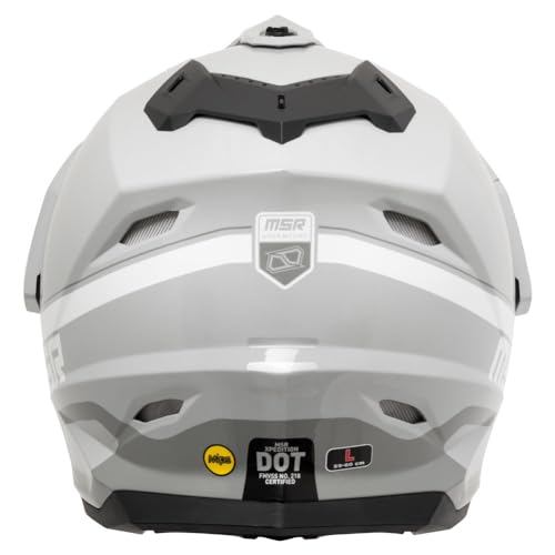 MSR® Xpedition ADV Dirt Bike Motocross Helmet w/MIPS Large Silver