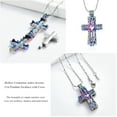thumbnail image 3 of Men Women Fashion Hollow Cross Urn Necklace for Ashes Memorial Locket Pendant Jar Keepsake Cremation Jewelry for Adult, 3 of 4