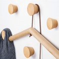 thumbnail image 1 of Perchero de madera, ganchos de pared 5 uds. Percheros redondos, 1 of 5