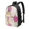 thumbnail image 1 of YFYANG 17" Laptop Backpack, Vintage Rose Pattern Fashion Travel Work Backpack with USB and Headphone Cable Interface for Men and Women, 1 of 8