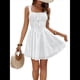 thumbnail image 1 of Vestido Corto con Cordones y Espalda Descubierta, Informal, de Verano, Sin Mangas, , para Fiesta de Cumpleaños, Corte Bajo, 2025 L, 1 of 9
