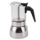 thumbnail image 2 of Cafetera Espresso de Acero Inoxidable Tapa de Vidrio Moka de Acero Inoxidable con Válvula Doble Estufa de Inducción Cafetera Italiana Plateada ANGGREK  Otros, 2 of 8