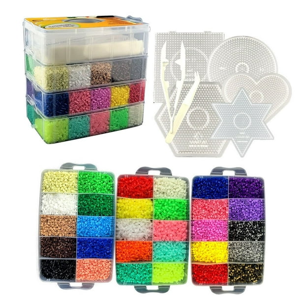 Little Visionary 30000 Fuse Beads Deluxe Hama Bead Kit Includes 6