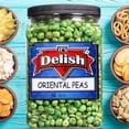 thumbnail image 2 of Roasted Salted Green Peas Snack - by It's Delish, 26 OZ Jumbo Container  Dried Pea with Salt Crunchy & Healthy Snacks  Vegan, Kosher, 2 of 7