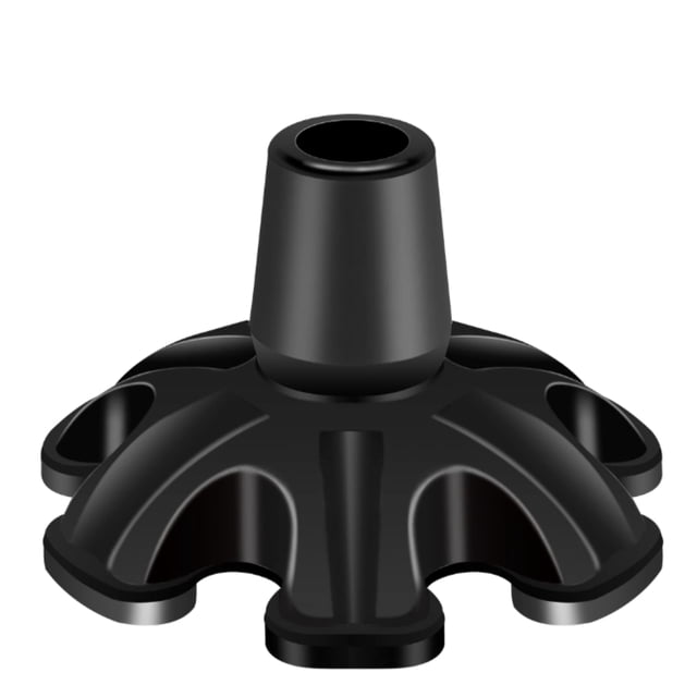 Punta de bastón de 3/4 de pulgada con 6 patas de apoyo, base de repuesto para bastones, bastones plegables