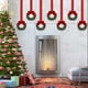 thumbnail image 3 of 6pc Christmas Cabinet Wreath Ribbon 3.94 Inch Mini C Window Christmas Wreath With Berry Bow, 3 of 6