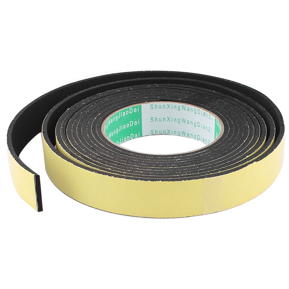 4M 25mm x 3mm Single Side Adhesive Foam Sealing Tape for Door Window